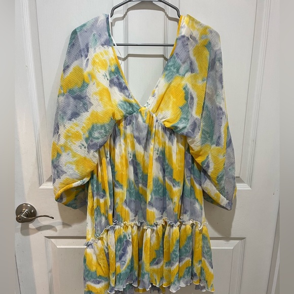 NWT The Impeccable Pig Boutique spring pastel women’s dress size large - Picture 1 of 5